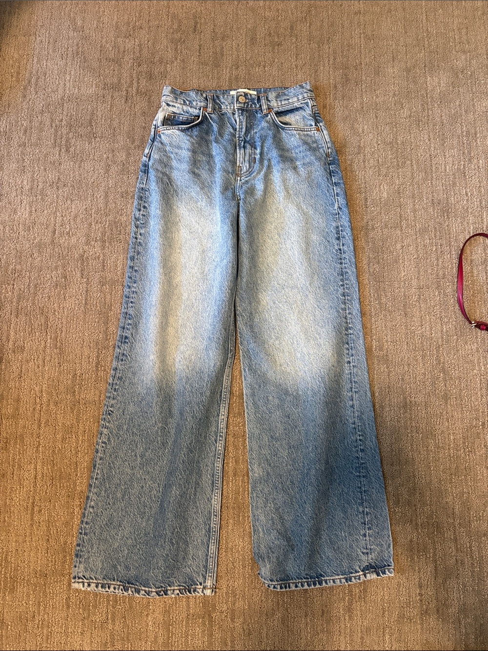 Reformation Light Blue Denim Jeans - tall girl friendly